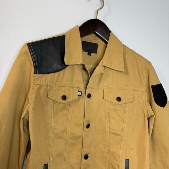 Profound Aesthetic Jacket Mens Tan Cotton Workwear Utility Sz L - Picture 5 of 14